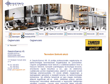 Tablet Screenshot of gasztro.com